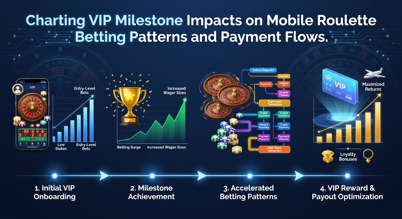 Grafische Darstellung von VIP-Meilensteinen und deren Einfluss auf mobile Roulette-Wettaktivitäten