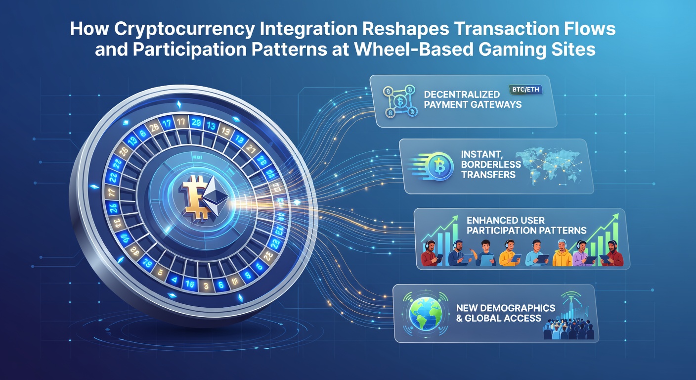 Illustration der Kryptowährungsintegration in Transaktionssystemen bei radbasierten Online-Spielen